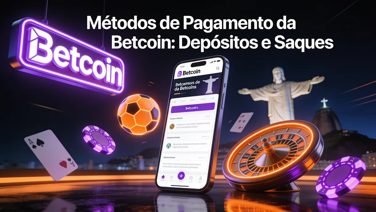 betcoin no Brasil — Métodos de Pagamento da Betcoin: Depósitos e Saques